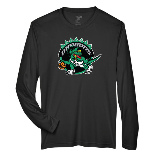 CMS Basketball "Carroll Dragons Raptor" Team 365 Zone Performance L/S Tee