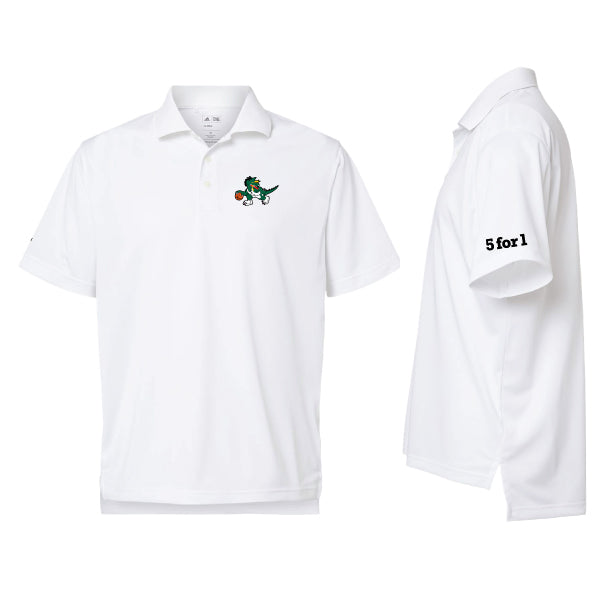 Carroll Dragons Basketball "Raptor Logo" Adidas Performance Polo