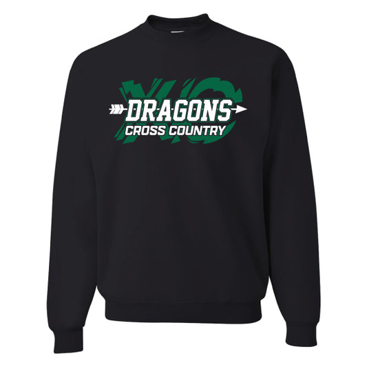 CMS "Dragons Cross Country" Jerzees Crew Sweatshirt