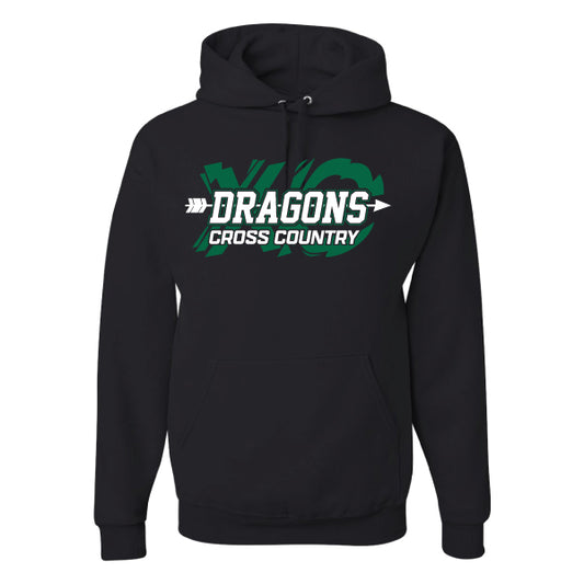 CMS "Dragons Cross Country" Jerzees Pullover Hoodie