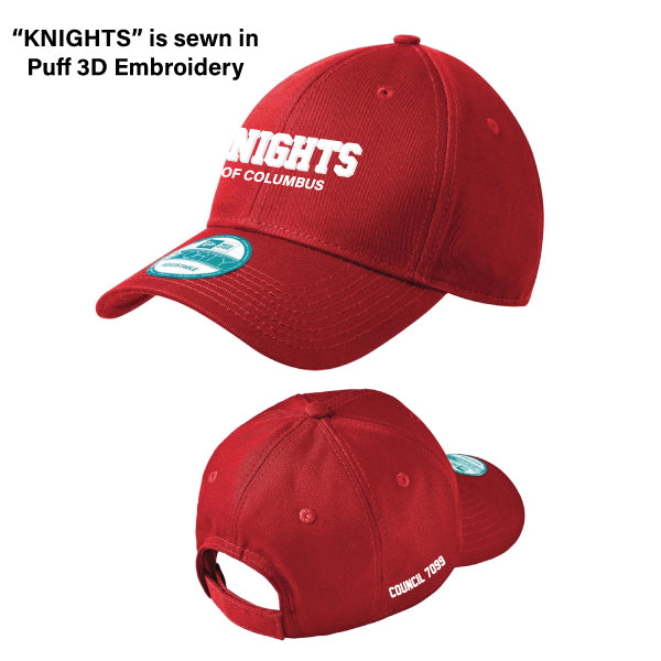 Knights of Columbus Puff Embroidered Knights New Era Adjustable Structured Cap