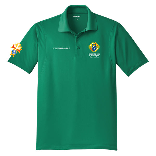 Knights of Columbus 4th Degree Sport-Tek Micropique Sport-Wick Polo