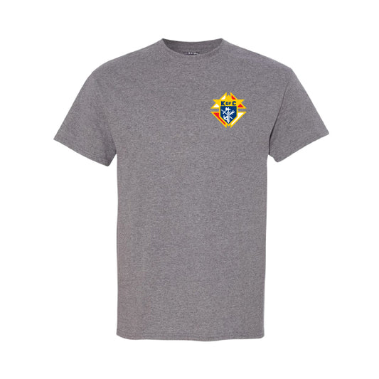 Knights of Columbus Traditional Logo Gildan Dryblend Tee