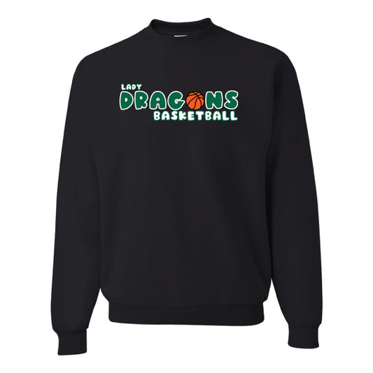 CMS "Lady Dragons Basketball" Jerzees Crew Sweatshirt