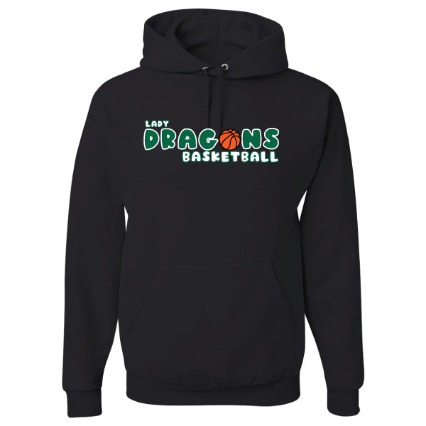 CMS "Lady Dragons Basketball" Jerzees Pullover Hoodie