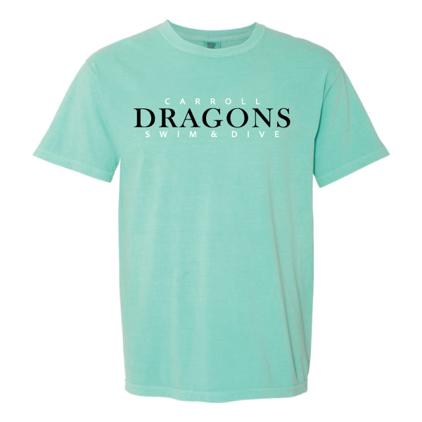 Carroll Swim & Dive Seaside Dragons Comfort Colors Tee